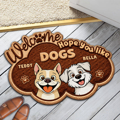 The Dog Runs This House - Personalized Custom Doormat