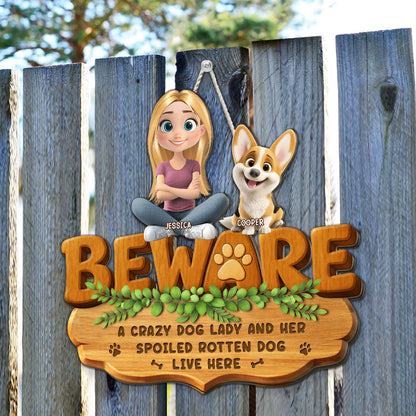 Live Here - Personalized Custom 3D Effect Wood Sign