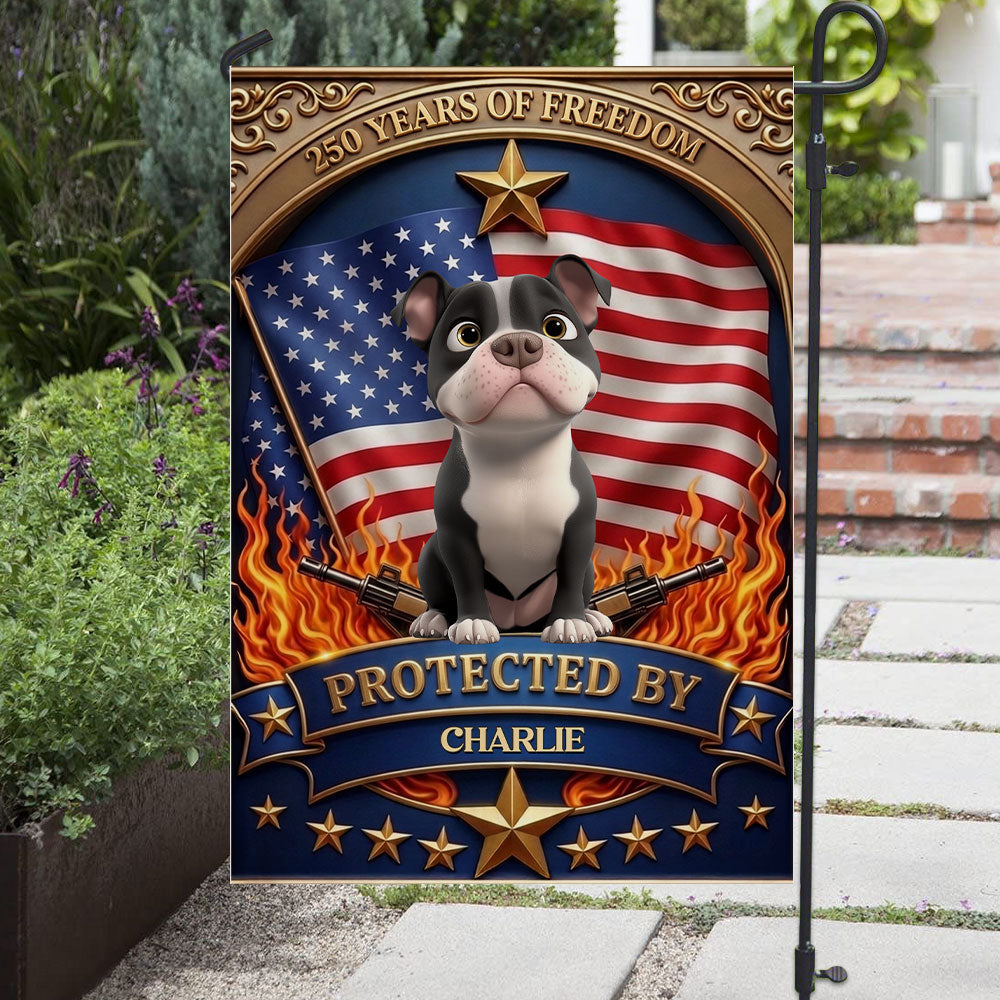 Proud Of Freedom - Personalized Custom Flag
