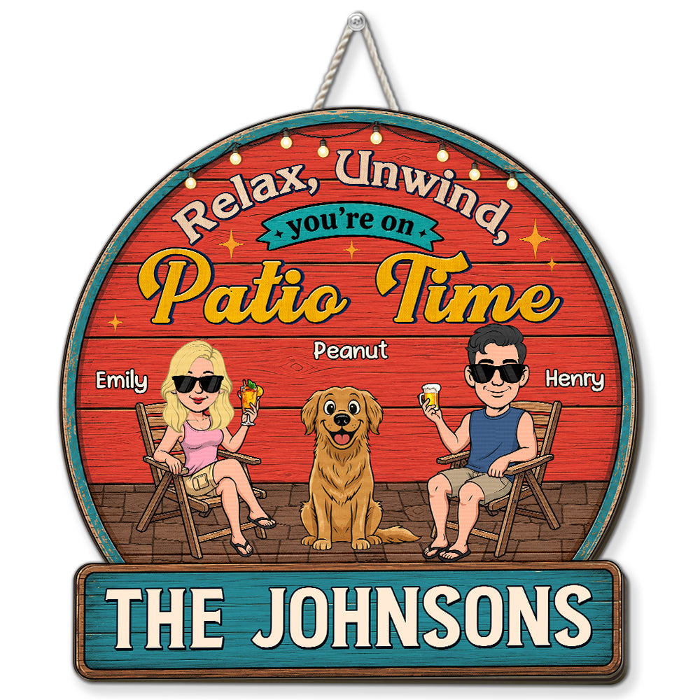Cheers To Backyard Memories - Personalized Custom Wood Sign