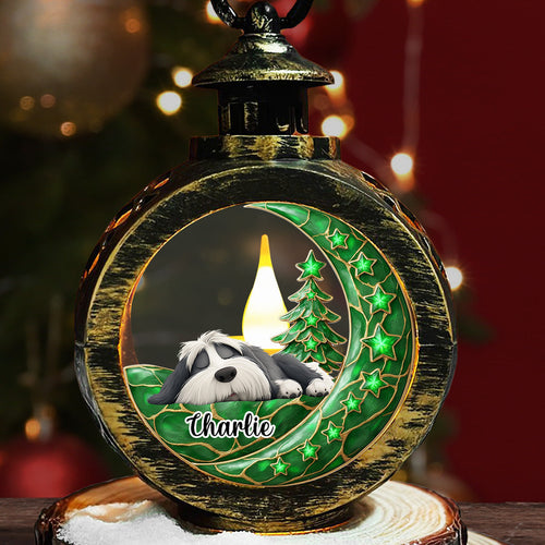Beside Pearl Of You - Personalized Custom 3D Effect Christmas Lantern