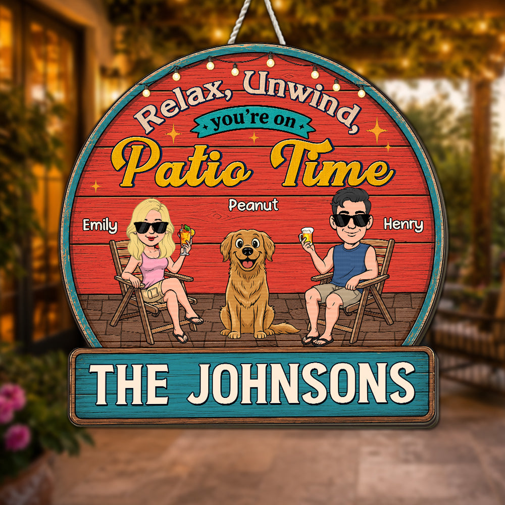 Cheers To Backyard Memories - Personalized Custom Wood Sign