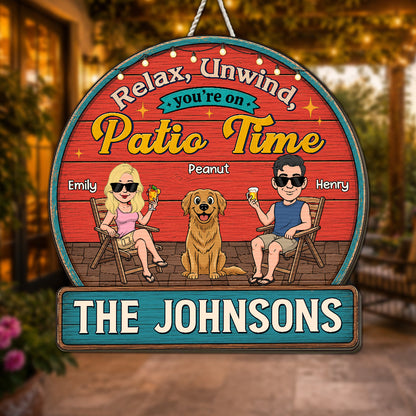 Cheers To Backyard Memories - Personalized Custom Wood Sign