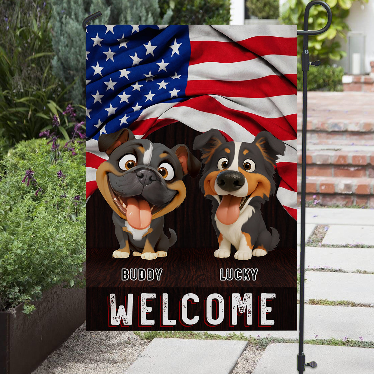 Welcome - Personalized Custom Flag