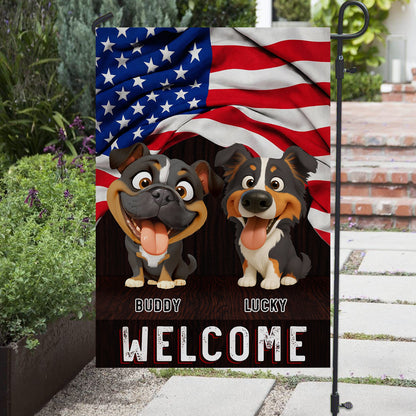 Welcome - Personalized Custom Flag