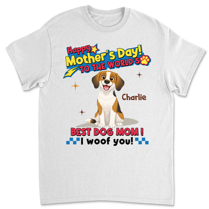 Dog Mom Forever - Personalized Custom Unisex T-shirt