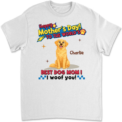 Dog Mom Forever - Personalized Custom Unisex T-shirt
