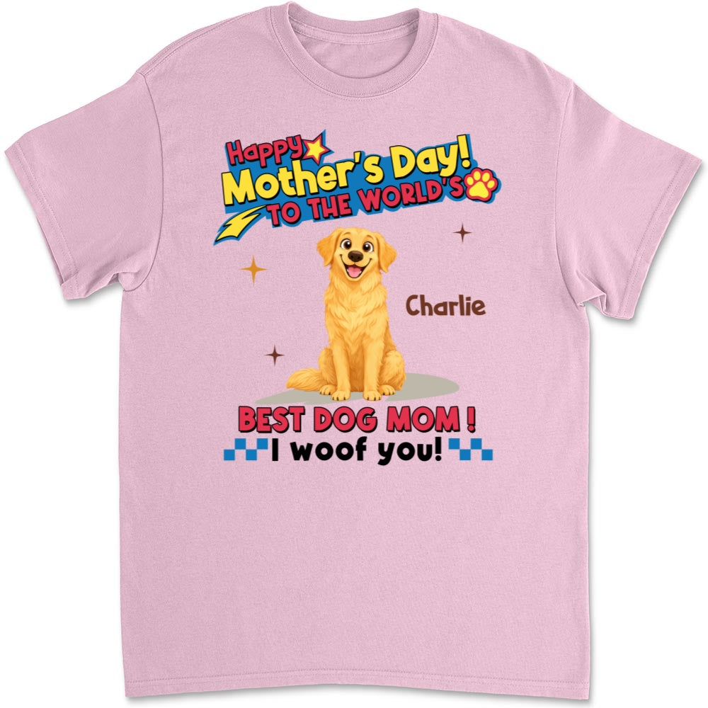 Dog Mom Forever - Personalized Custom Unisex T-shirt
