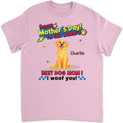 Dog Mom Forever - Personalized Custom Unisex T-shirt