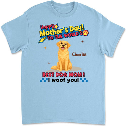 Dog Mom Forever - Personalized Custom Unisex T-shirt