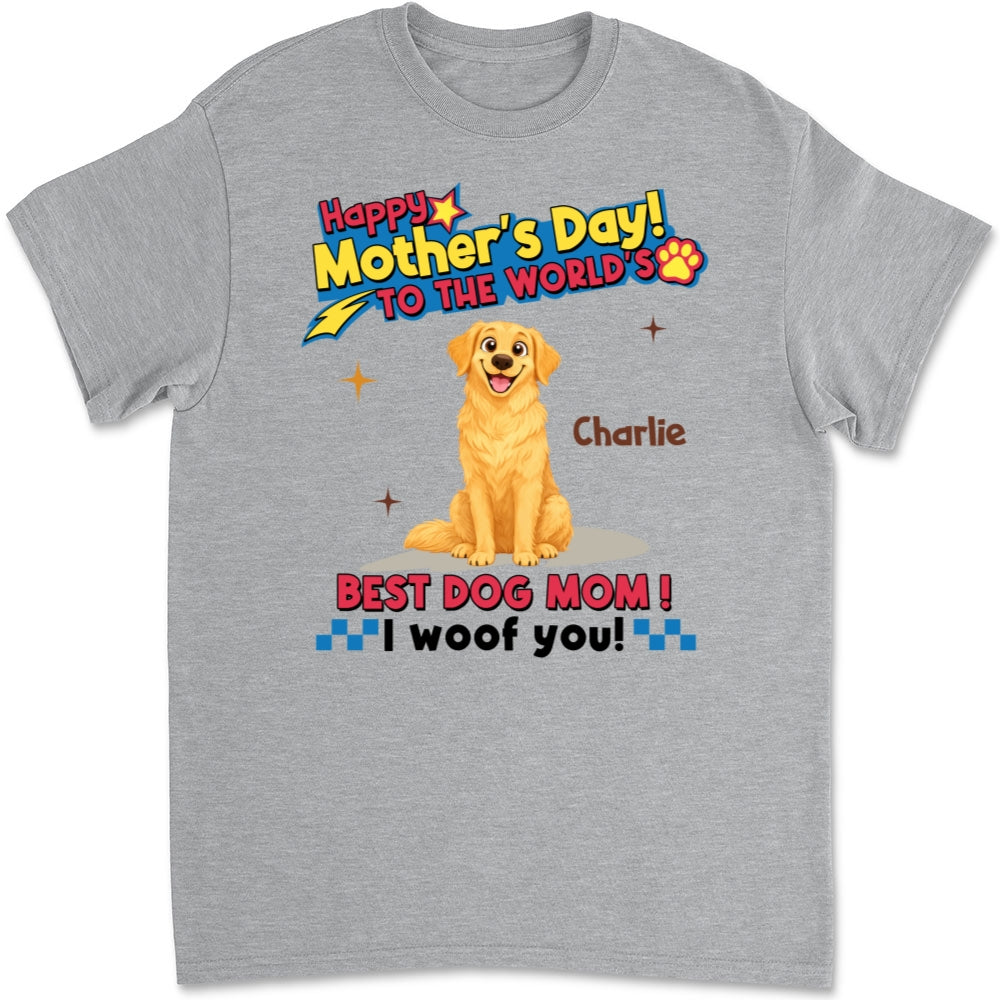 Dog Mom Forever - Personalized Custom Unisex T-shirt