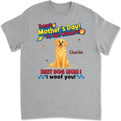 Dog Mom Forever - Personalized Custom Unisex T-shirt