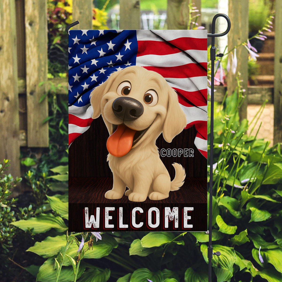 Welcome - Personalized Custom Flag