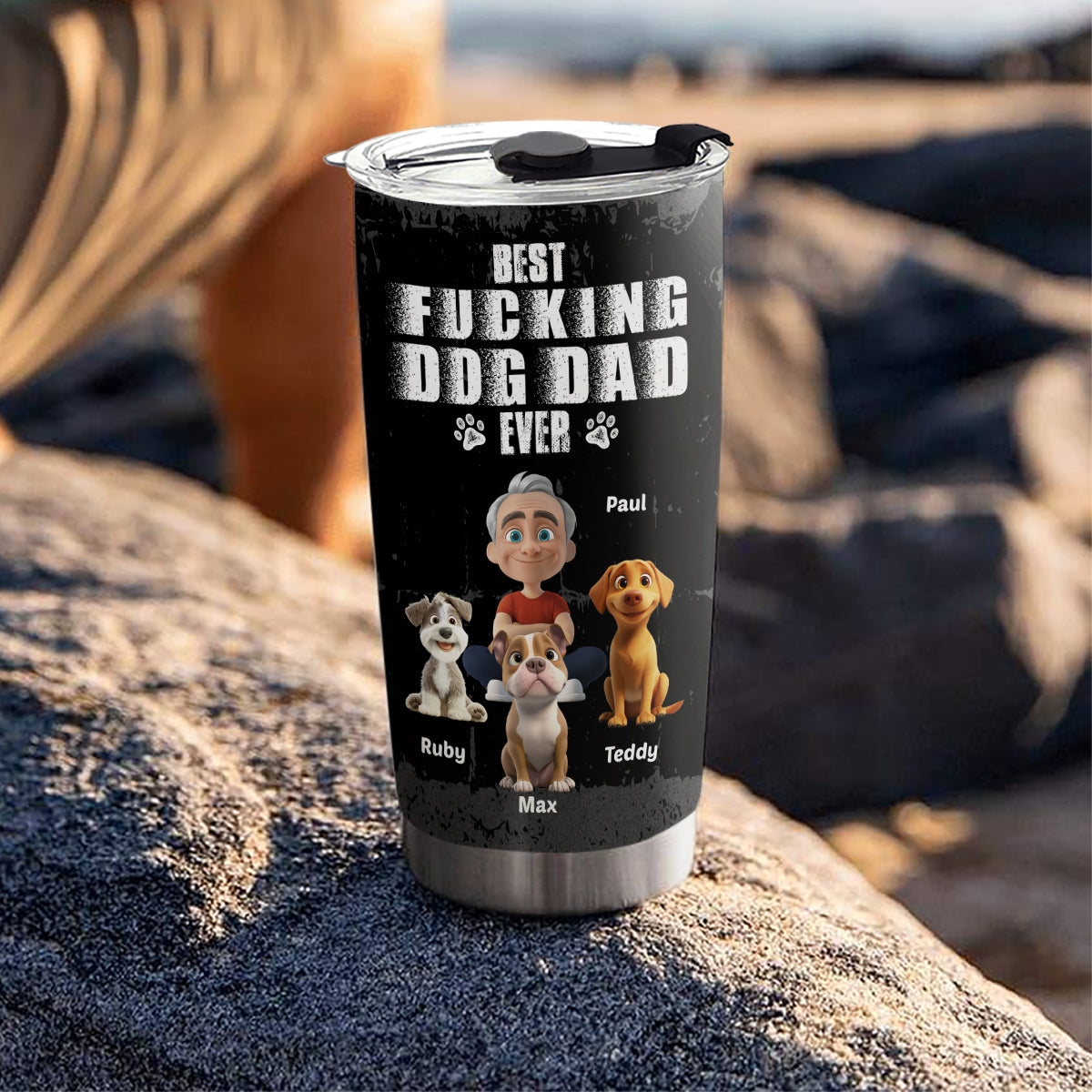 Best Dad Ever - Personalized Custom Tumbler