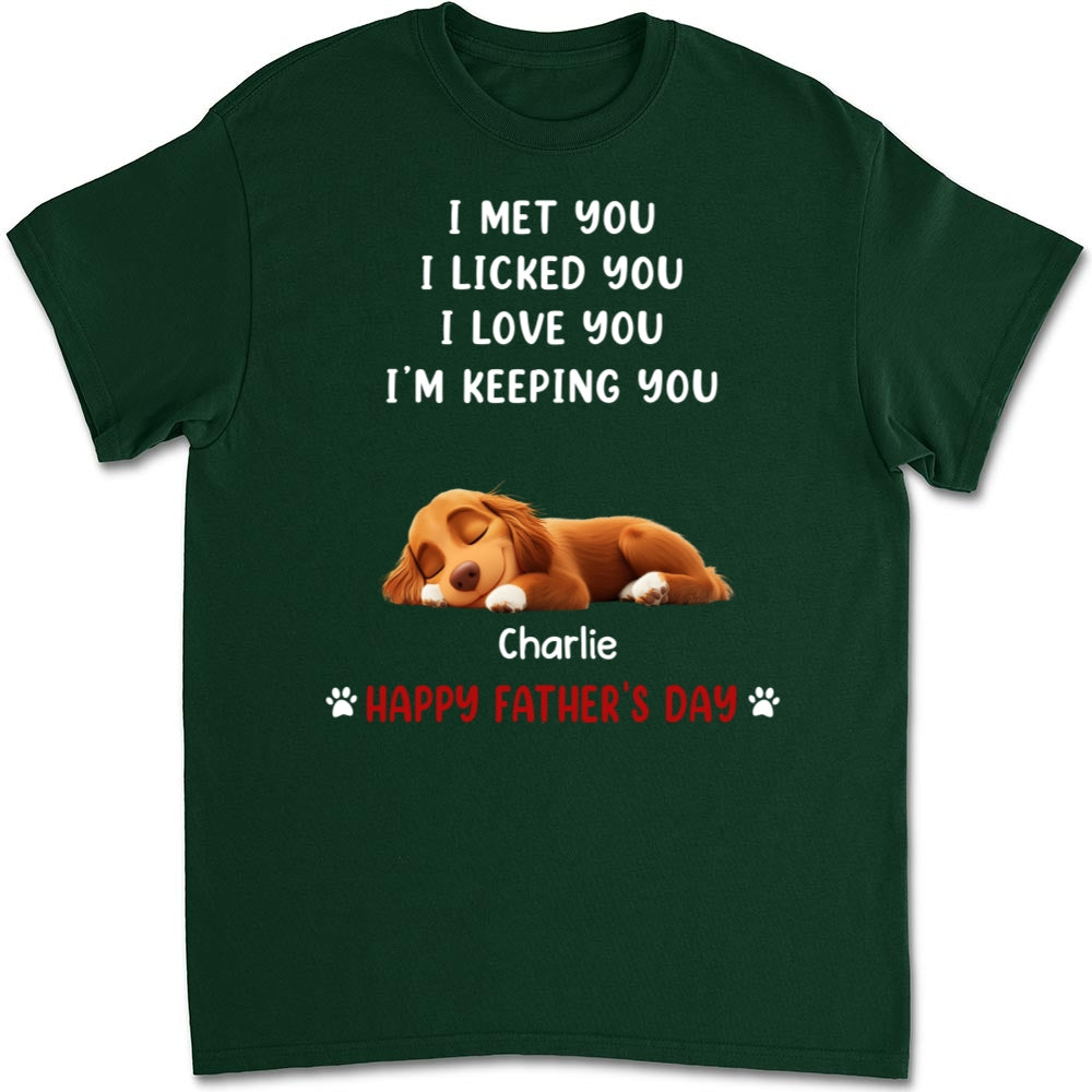 We Licked And Love You - Personalized Custom Unisex T-Shirt