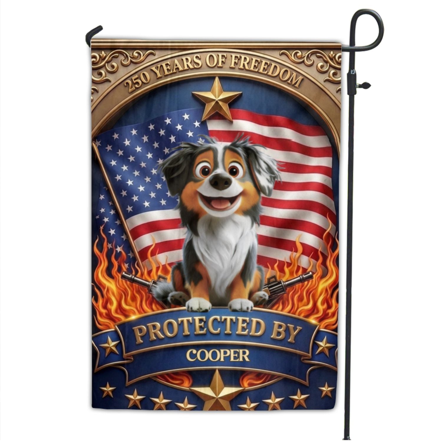 Proud Of Freedom - Personalized Custom Flag