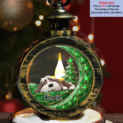 Beside Pearl Of You - Personalized Custom 3D Effect Christmas Lantern