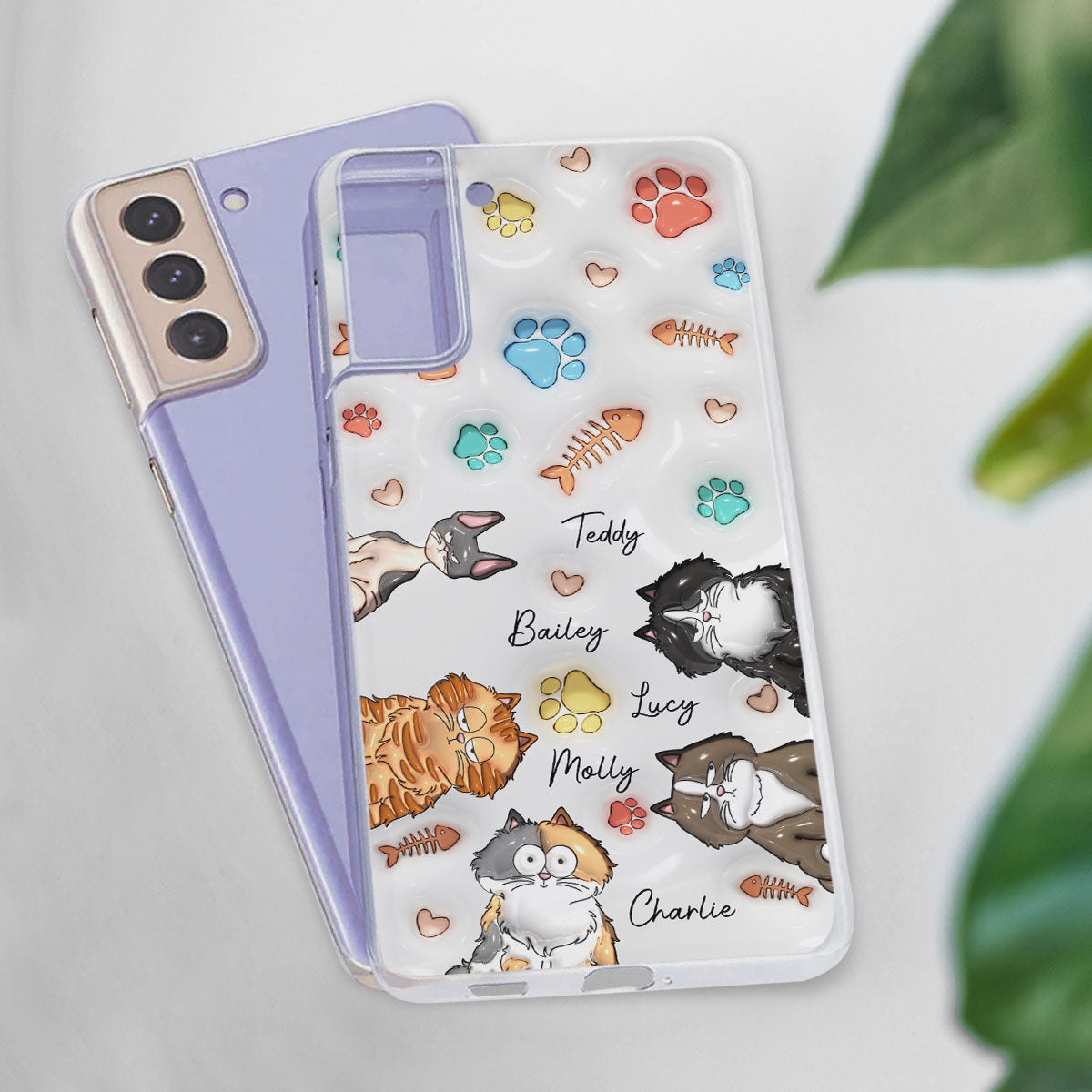 My Lovely Fur Babies - Personalized Custom 3D Inflated Effect Phone Case