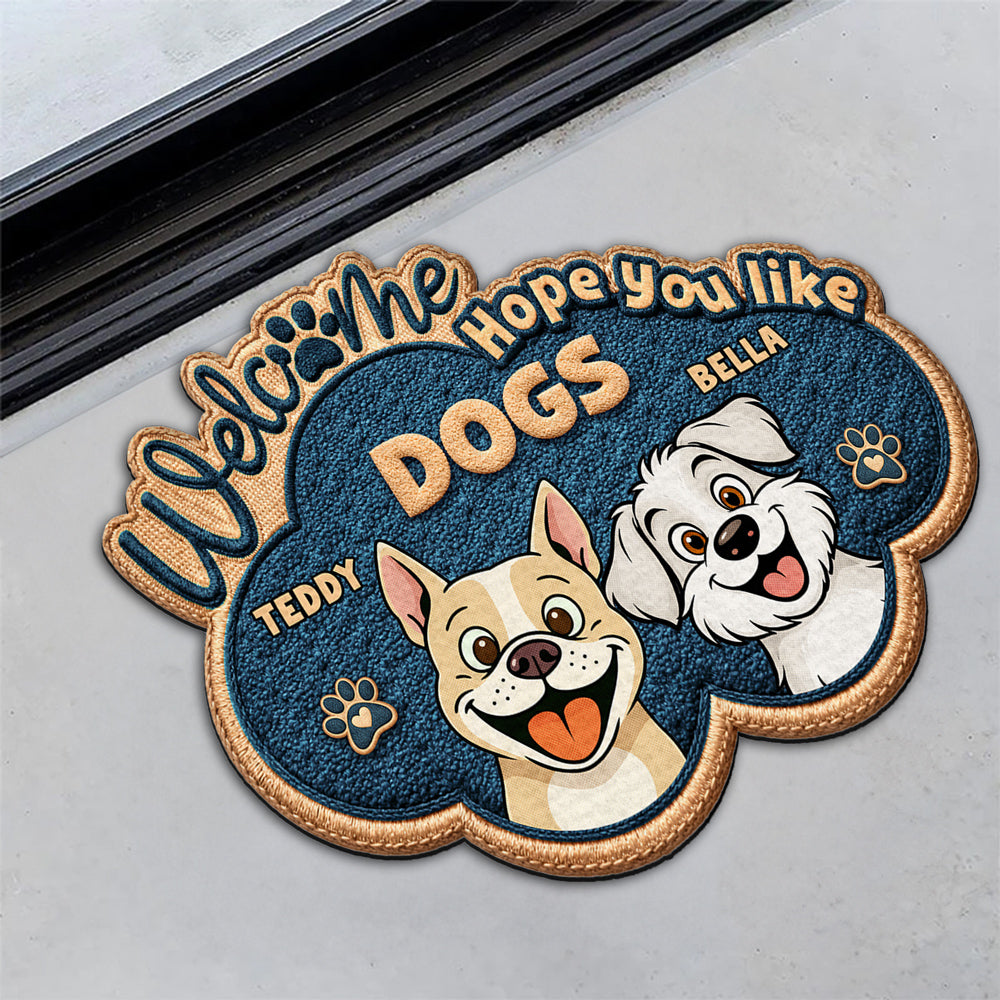 The Dog Owns This House - Personalized Custom Doormat