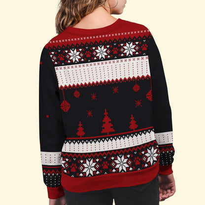 Merry Catmas - Personalized Custom All-Over-Print Sweatshirt