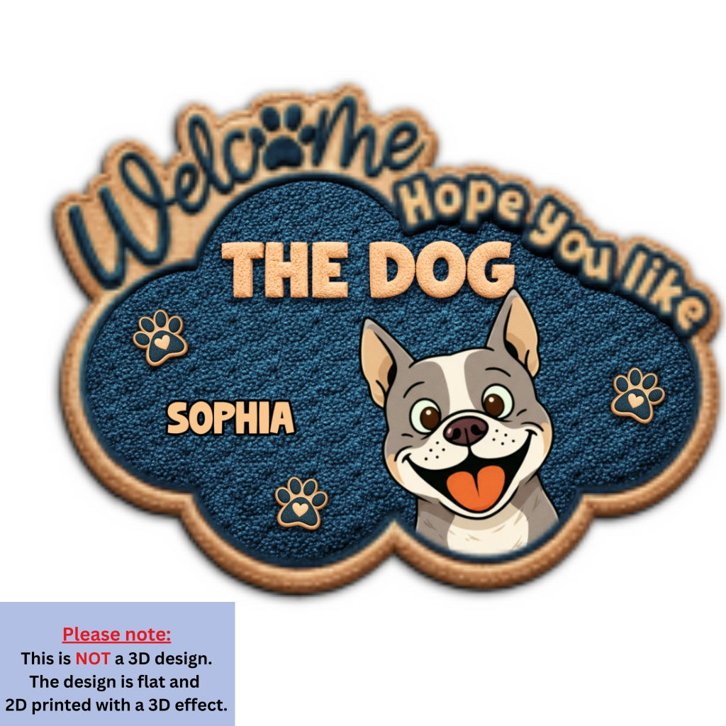 The Dog Owns This House - Personalized Custom Doormat